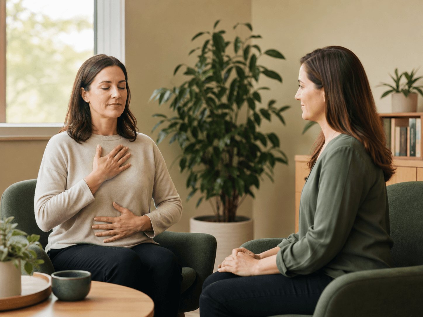Stress consultation at Shanti Haven